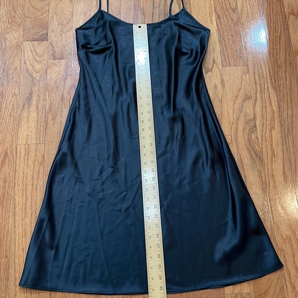 Black Slip Dress Spaghetti Strap Medium/large - Picture 10 of 14